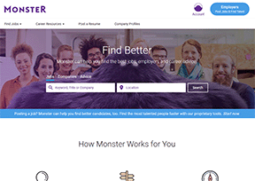 Monster.com招聘网站